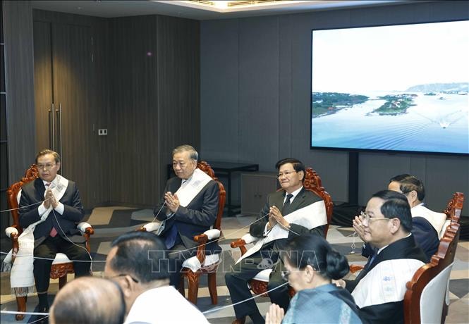 Chiêu đãi trọng thể chào mừng Tổng Bí thư Tô Lâm cùng Đoàn đại biểu cấp cao Việt Nam