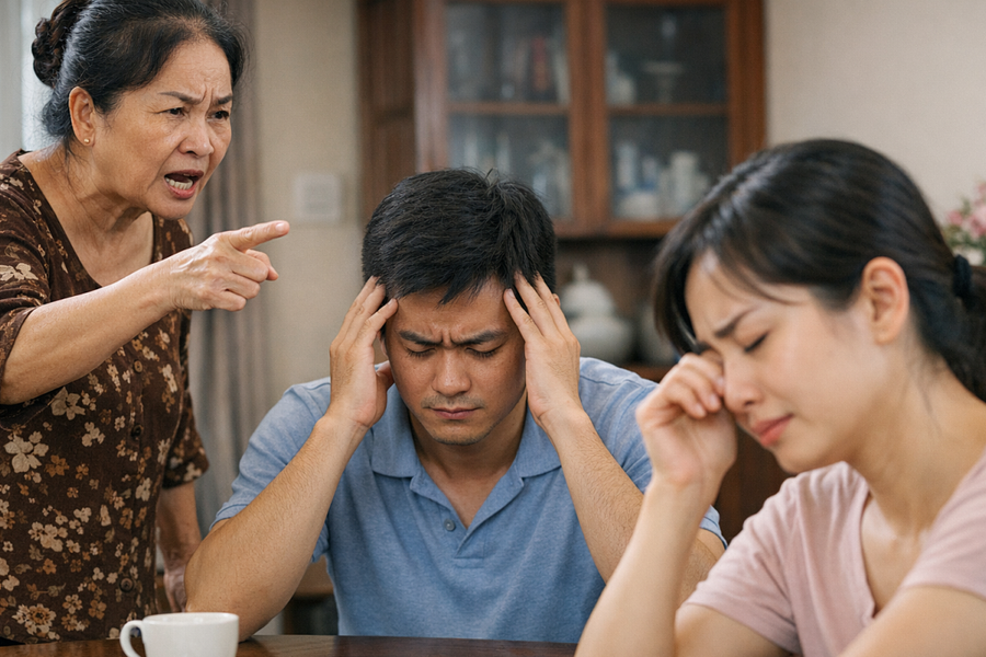 Người chồng - cầu nối hay 'ngòi nổ' trong chuyện mẹ chồng nàng dâu?