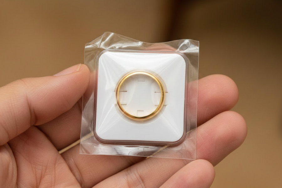 Tôi bán vàng bị trừ 200 K vì vỉ nhựa có nếp gấp