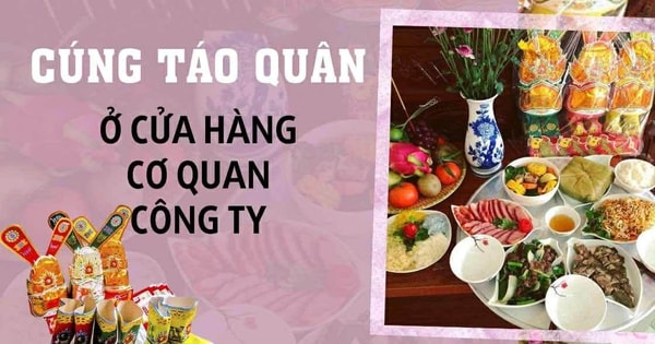 Cúng ông Công ông Táo ở cửa hàng kinh doanh như thế nào?