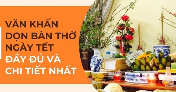Bài cúng, văn khấn bao sái bàn thờ gia tiên, thần tài 2026 đúng, chuẩn