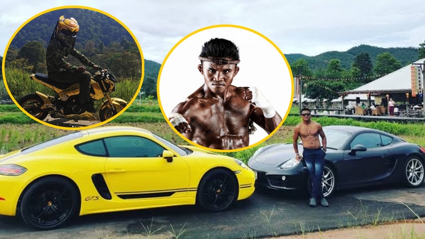 Thú vung tiền tỷ mua siêu xe của thánh Muay Thái Lan