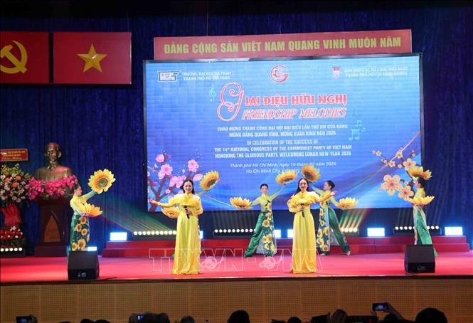 'Giai điệu hữu nghị' mừng Xuân, mừng Đảng