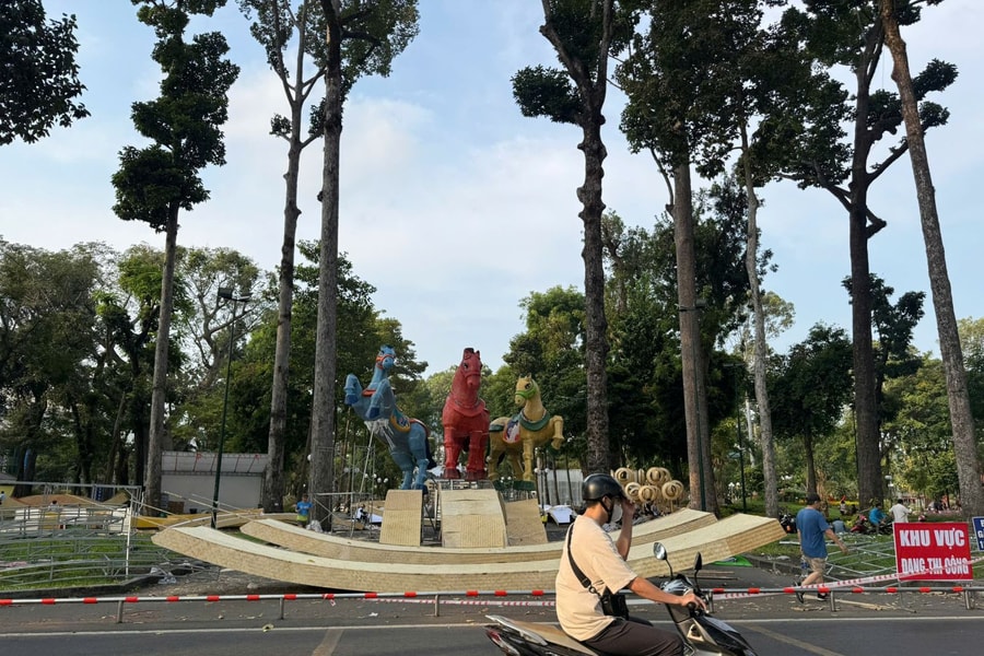 TP Hồ Chí Minh: Tạm cấm xe đường Trương Định phục vụ khai mạc Hội Hoa Xuân 2026