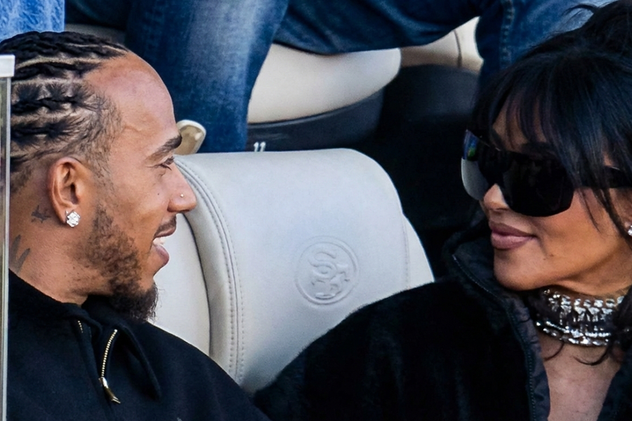 Hamilton và Kim Kardashian hẹn hò ở Super Bowl