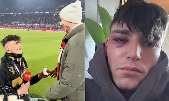 Trọng tài bị đánh sau khi cầu hôn bạn trai đồng giới