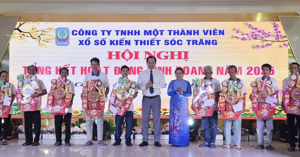 Công ty Xổ số Sóc Trăng nộp ngân sách trên 2.321 tỉ đồng