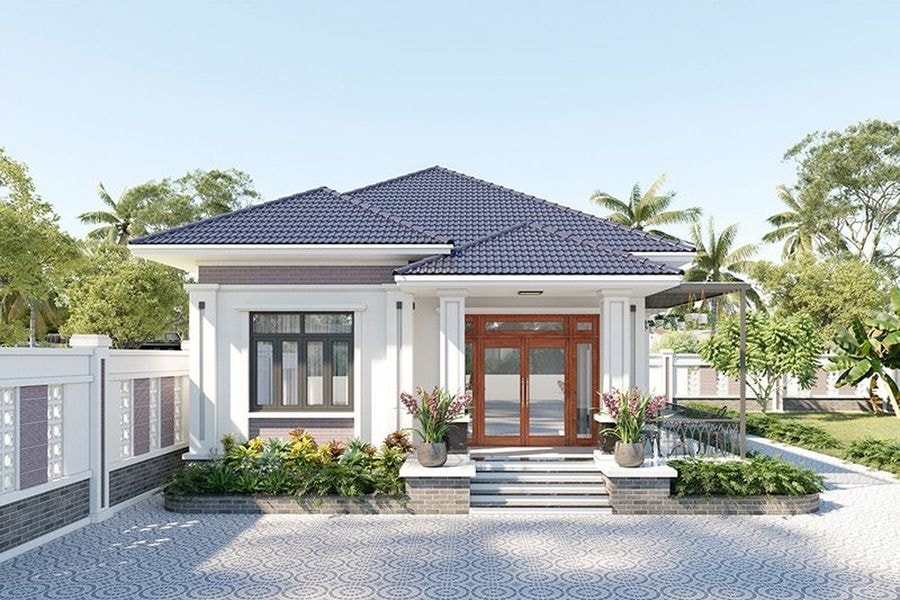 Mẫu biệt thự mini sân vườn hiện đại đứng đầu xu hướng 2026