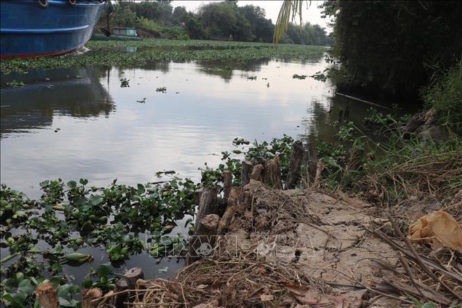 Tây Ninh công bố tình huống khẩn cấp sạt lở bờ kênh Dương Văn Dương