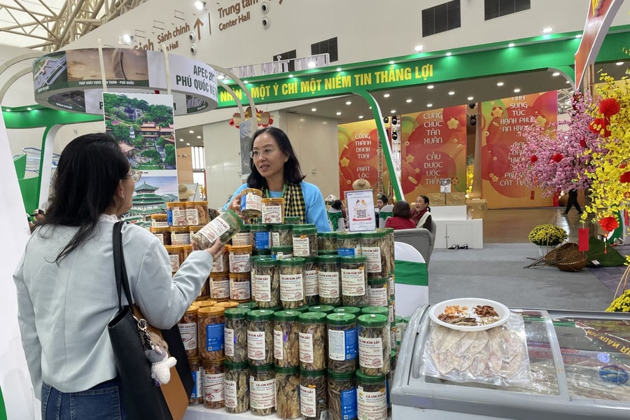 Sản phẩm thủy hải sản tại Hội chợ Mùa Xuân 2026 tạo niềm tin với người tiêu dùng