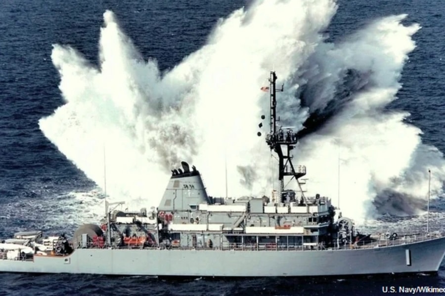 Mỹ rút tàu quét thủy lôi lớp Avenger khỏi Trung Đông