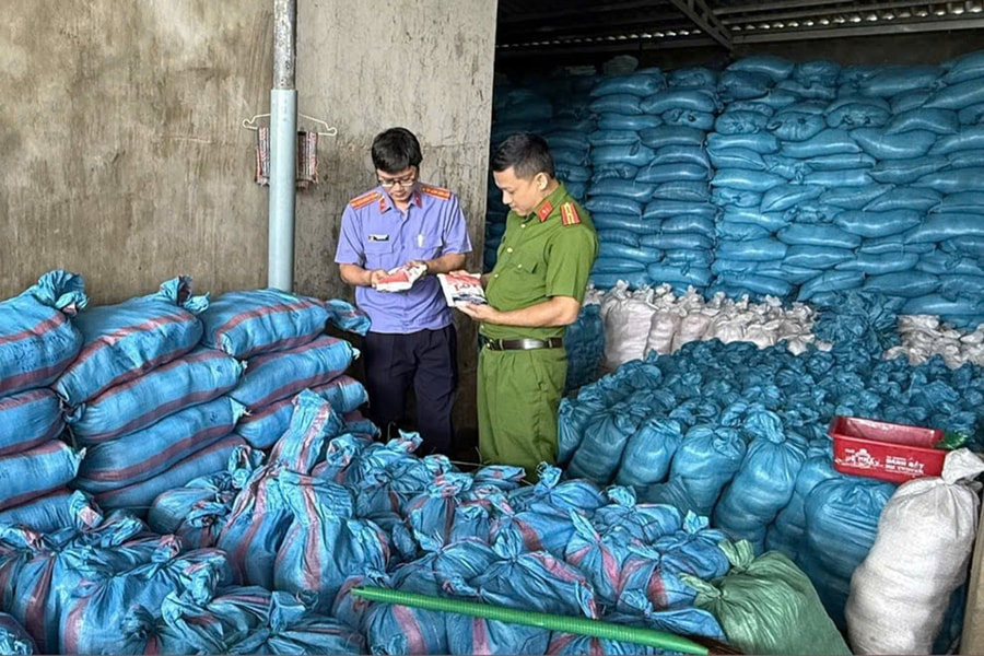 Xưởng sản xuất hàng nghìn tấn muối I ốt giả bị phát hiện