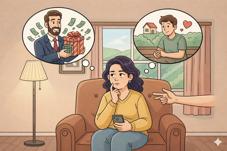 Nên chọn người đàn ông có điều kiện hay người tôi yêu nhưng nghèo?