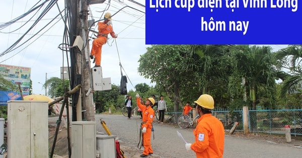 Tra cứu lịch cúp điện Vĩnh Long hôm nay Thứ 6 ngày 13/2/2026