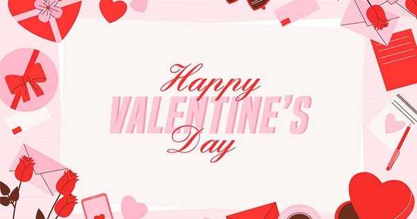 Những mẫu thiệp Valentine 14/2 đẹp nhất 2026