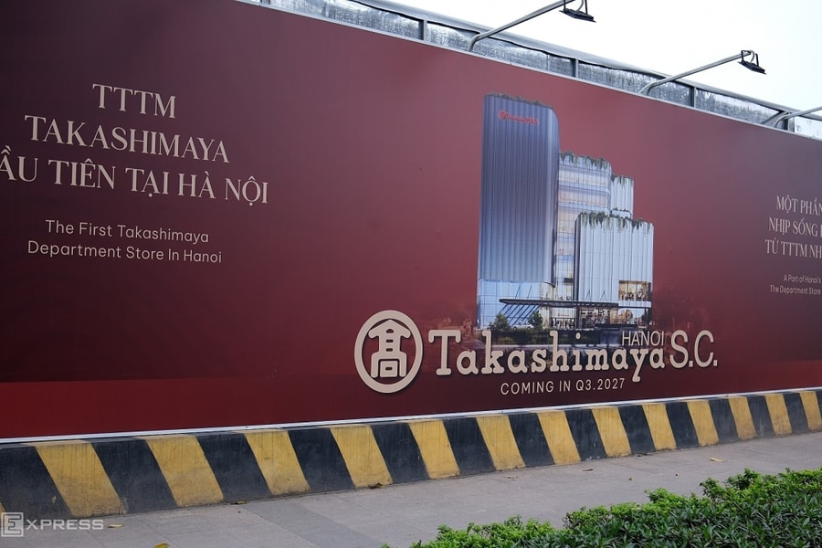 Takashimaya sẽ mở trung tâm thương mại ở nơi giá đất đắt nhất Hà Nội
