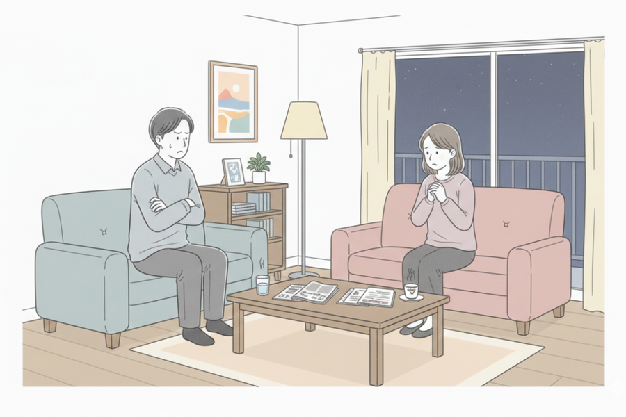 Vợ nói nếu ly dị, sẽ gửi con vào chùa