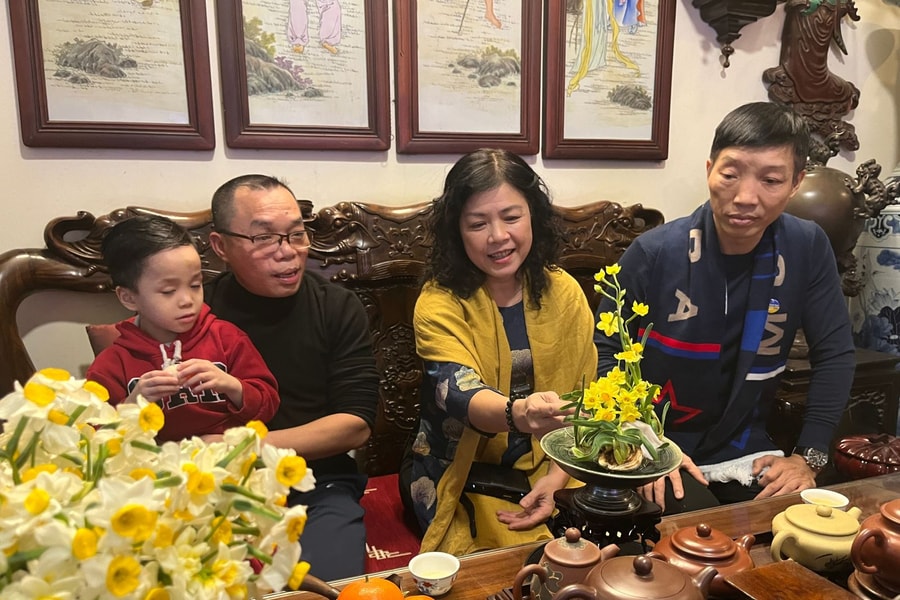 Thú chơi hoa Tết của người Hà Nội