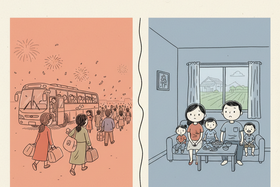 5 năm không dám về quê ăn tết vì vợ chồng khó khăn