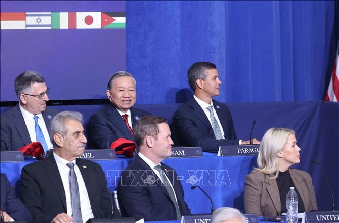 Tổng Bí thư Tô Lâm dự Phiên khai mạc Hội đồng Hoà bình về Gaza