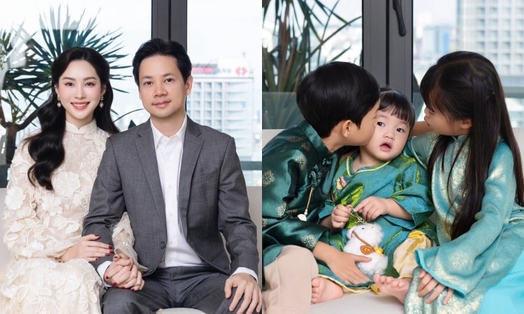 Tết sum vầy của sao Việt đông con