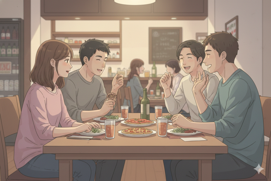 Vợ hay nhìn lén người bạn nam trong nhóm bạn của tôi