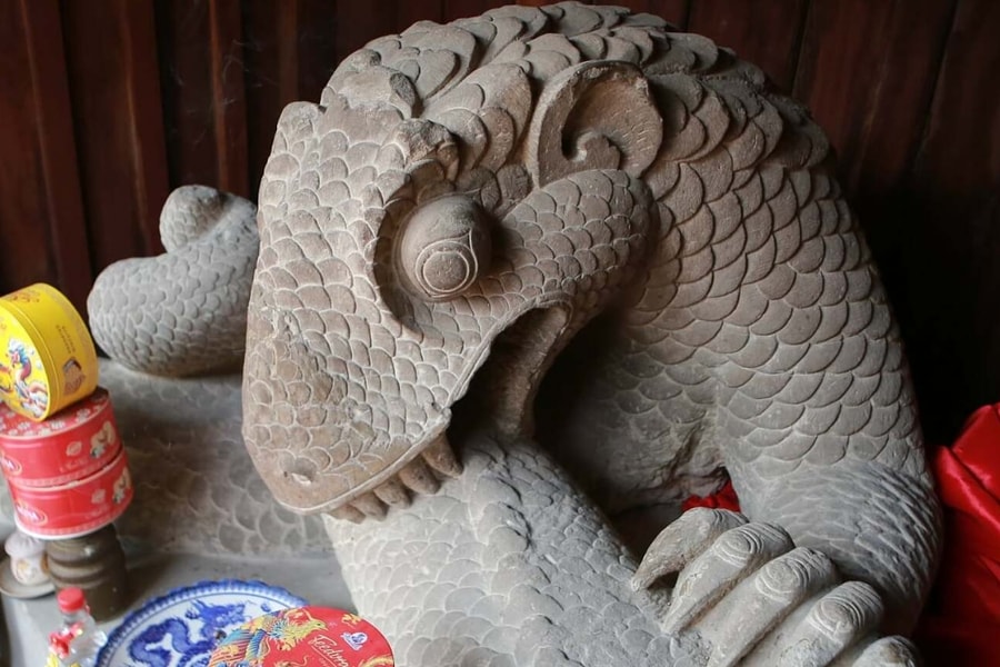 Tượng xà thần có một không hai ở Đông Nam Á