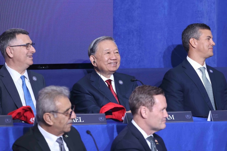 Tổng Bí thư Tô Lâm dự họp khai mạc Hội đồng Hòa bình về Gaza