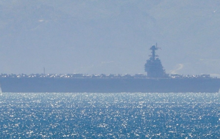 Siêu tàu sân bay USS Gerald R. Ford vào Địa Trung Hải giữa căng thẳng Mỹ - Iran