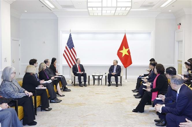Tổng Bí thư Tô Lâm tiếp cựu Thứ trưởng thứ nhất Bộ Ngoại giao Hoa Kỳ