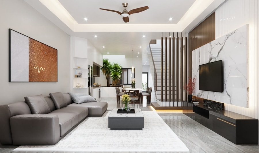 Giải pháp xử lý tiếng vang hiệu quả cho nhà trần cao, phòng rộng