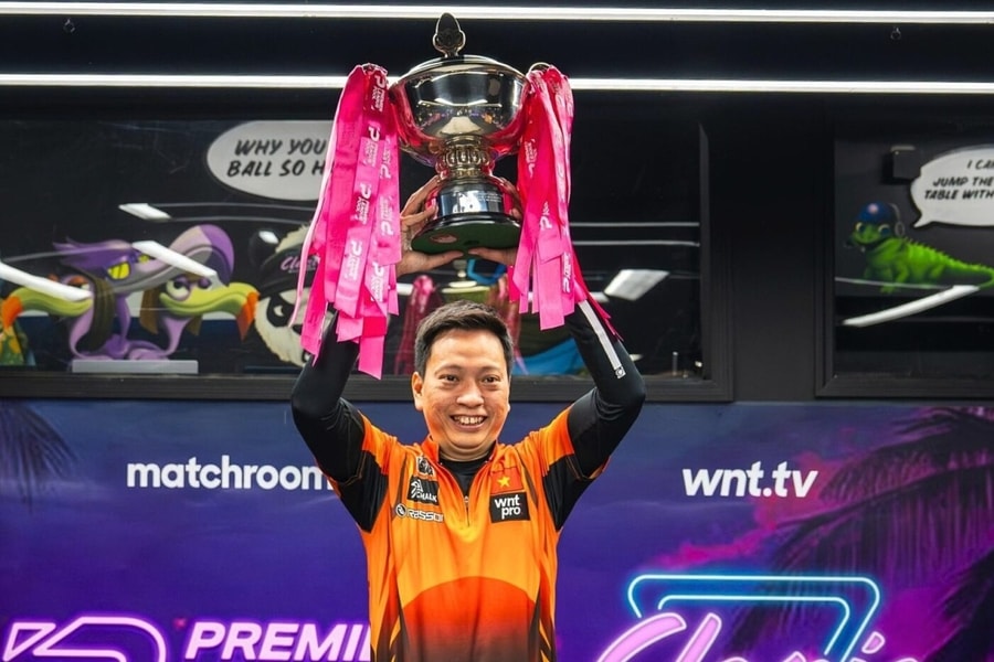 Hoàng 'Sao' vô địch Premier League Pool 2026