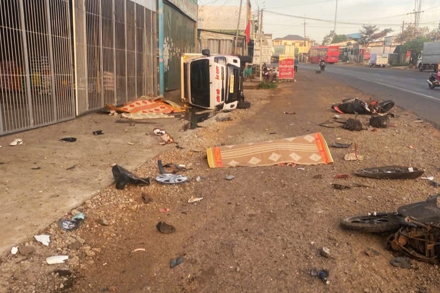 Tai nạn liên hoàn ở Lâm Đồng 'do tài xế rượt đuổi nhau'