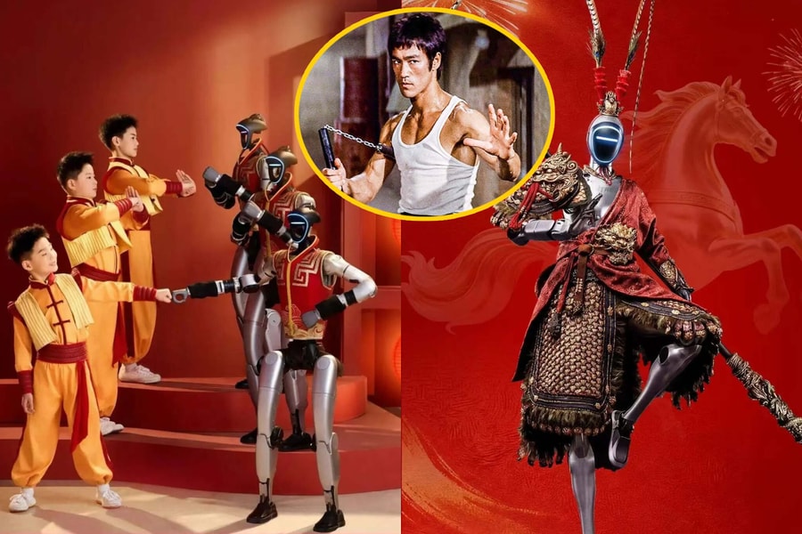 Bí mật sau màn trình diễn robot Trung Quốc múa võ tôn vinh Lý Tiểu Long