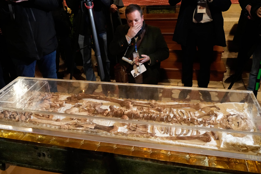 Trưng bày hài cốt Thánh Francis sau 800 năm