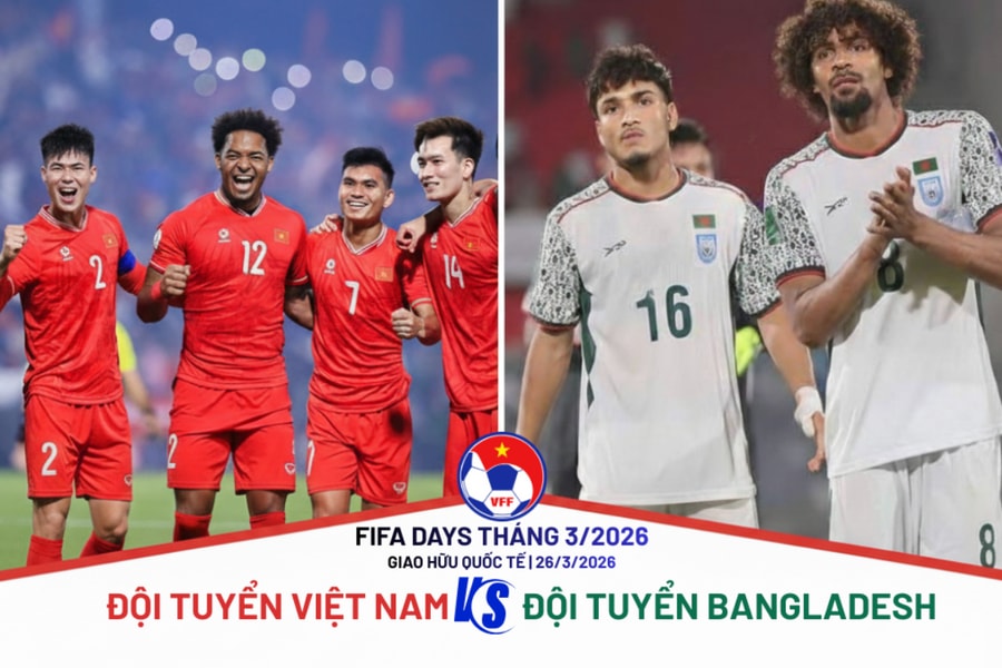 Đội tuyển Việt Nam đấu với Bangladesh trước trận gặp Malaysia