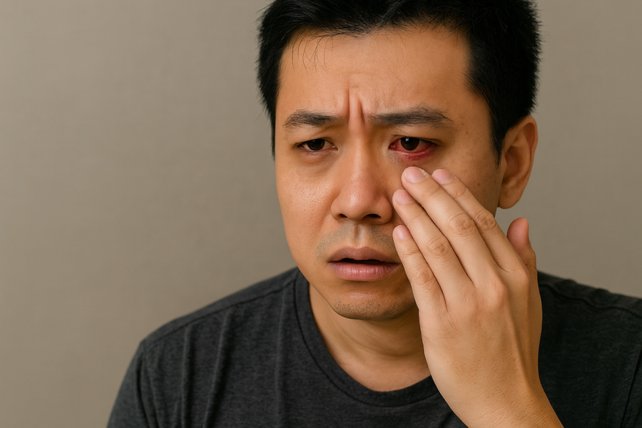 Vì sao mắt bạn đỏ ngầu?