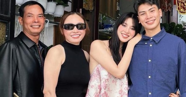 Trần Tiểu Vy gây chú ý sau kỳ nghỉ Tết dài bên bố mẹ