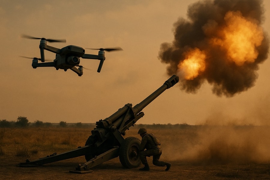UAV cảm tử đủ sức thay thế pháo binh trong xung đột ở Ukraine?