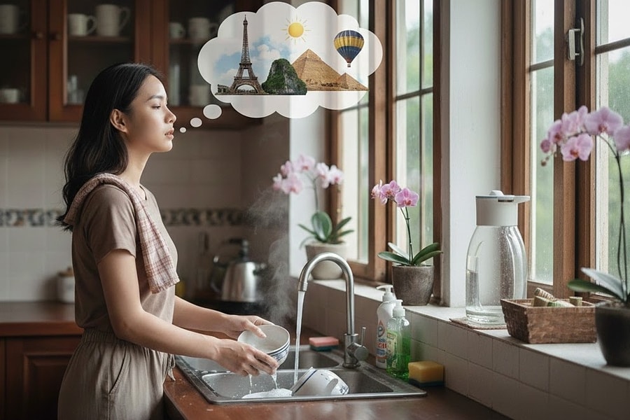 'Yêu nhau đi du lịch mua sắm, cưới nhau rồi ở nhà rửa bát'