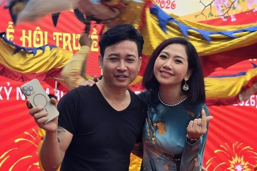 MC Mỹ Vân 'thoát chết' ở lễ hội