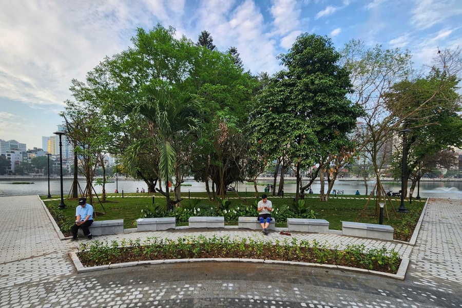 Bán đảo hồ Đống Đa ‘lột xác’ sau thu hồi 5.600 m2 đất làm công viên
