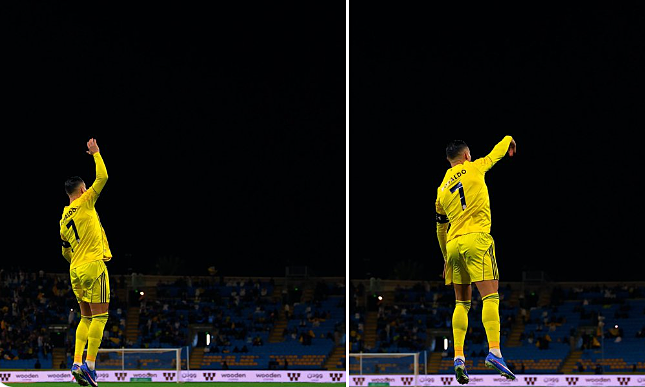 Vì sao Ronaldo mừng bàn kiểu úp rổ?