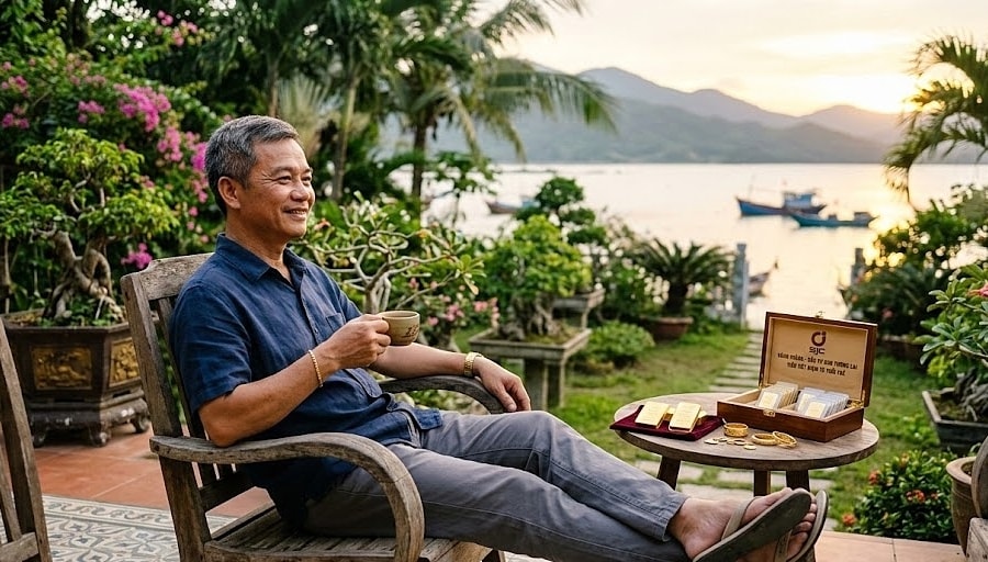 'Về hưu sớm nhờ tháng nào cũng mua vàng từ 22 năm trước'