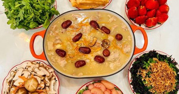 "Giải cứu" bánh chưng sau tết bằng nồi lẩu cháo thơm ngon, lạ miệng