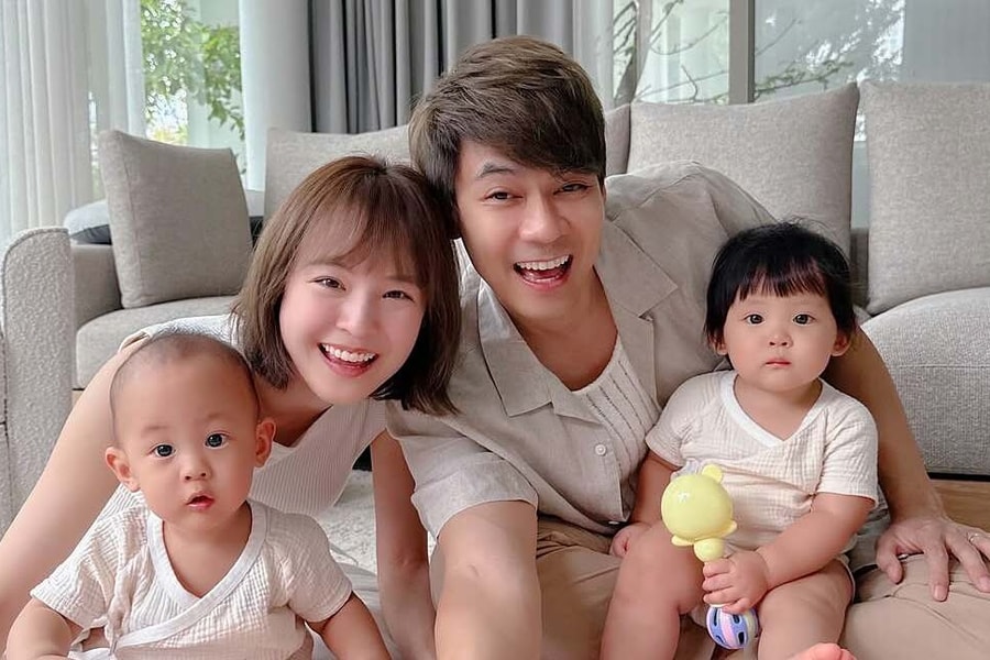 Tổ ấm rộn tiếng cười của 'tiên đồng ngọc nữ' Thái Lan