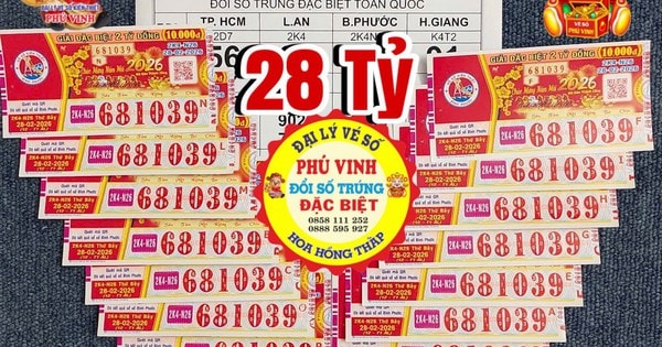 Xổ số miền Nam: Sáng 1-3, lộ diện khách hàng trúng độc đắc 18 vé Bình Phước và Long An