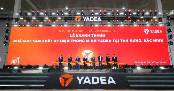 Nhà máy sản xuất xe máy điện công suất 1 triệu chiếc/năm vừa đi vào hoạt động