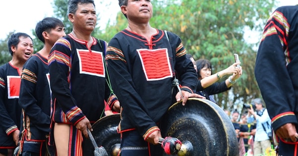 Nghi lễ cầu mùa Tây Nguyên tái hiện giữa không gian hội xuân