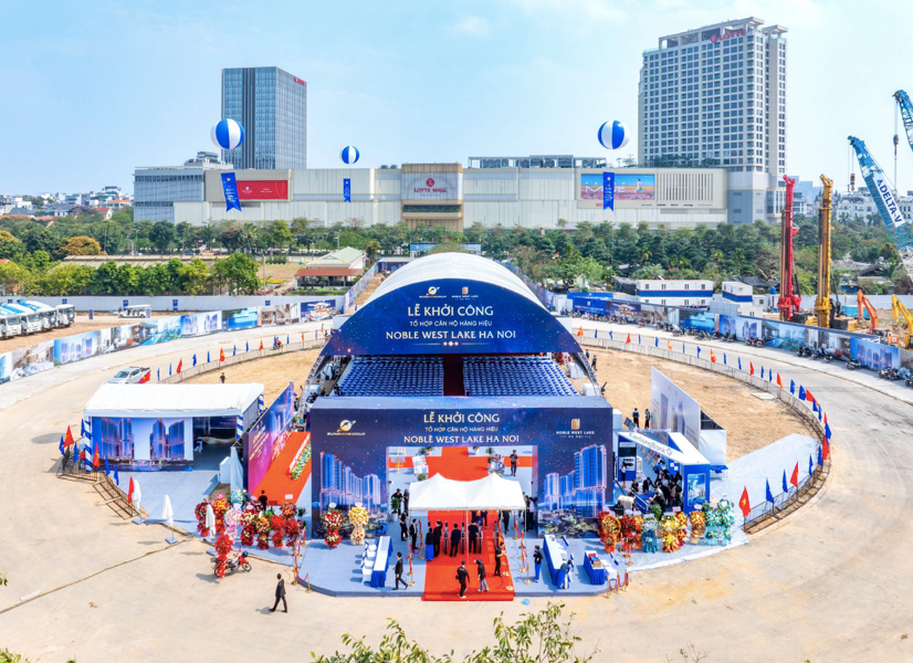 Sunshine Group khởi công Noble West Lake Ha Noi - tổ hợp căn hộ hàng hiệu
